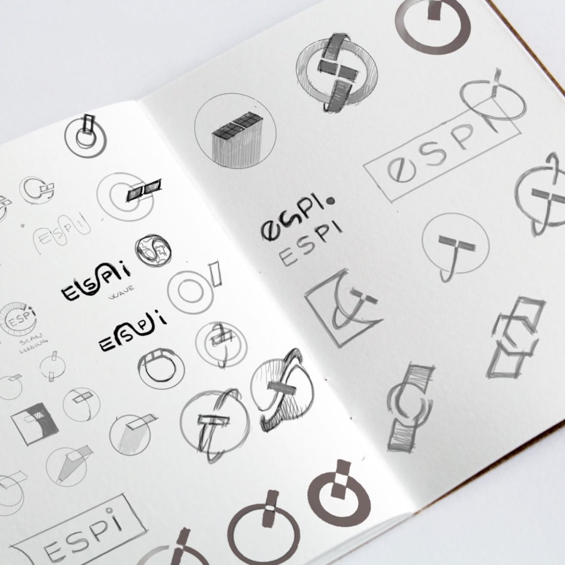 Modern logo redesign for the European Space Policy Institute, symbolizing innovation in the space sector.