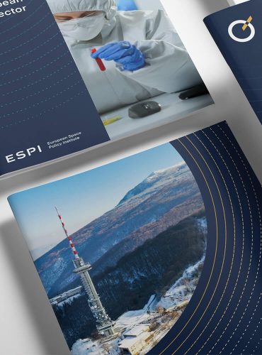 Branded stationery for ESPI including business cards, letterheads, and envelopes.