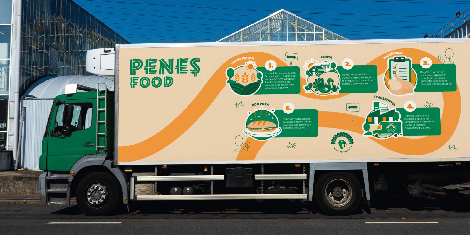 Menu design featuring turkey-based dishes.