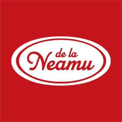 De la Neamu logo redesign with Romanian heritage elements.