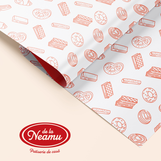 Modernized cracker packaging with traditional motifs.