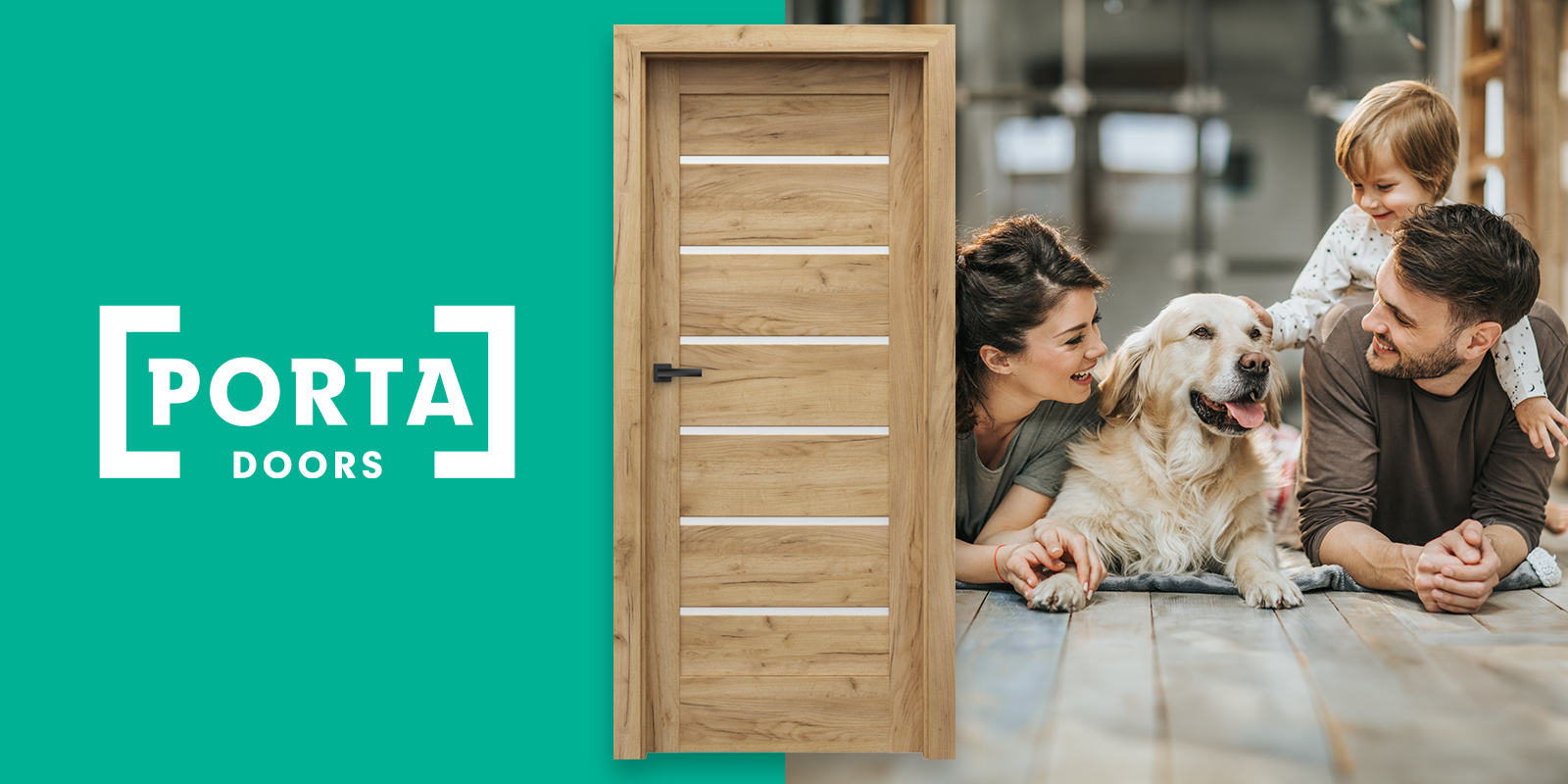 Door ad made for Porta Doors by Rainfall Design