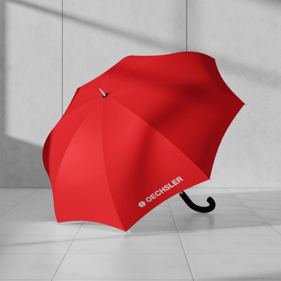 Oechsler-branded stationery and internal communication materials.