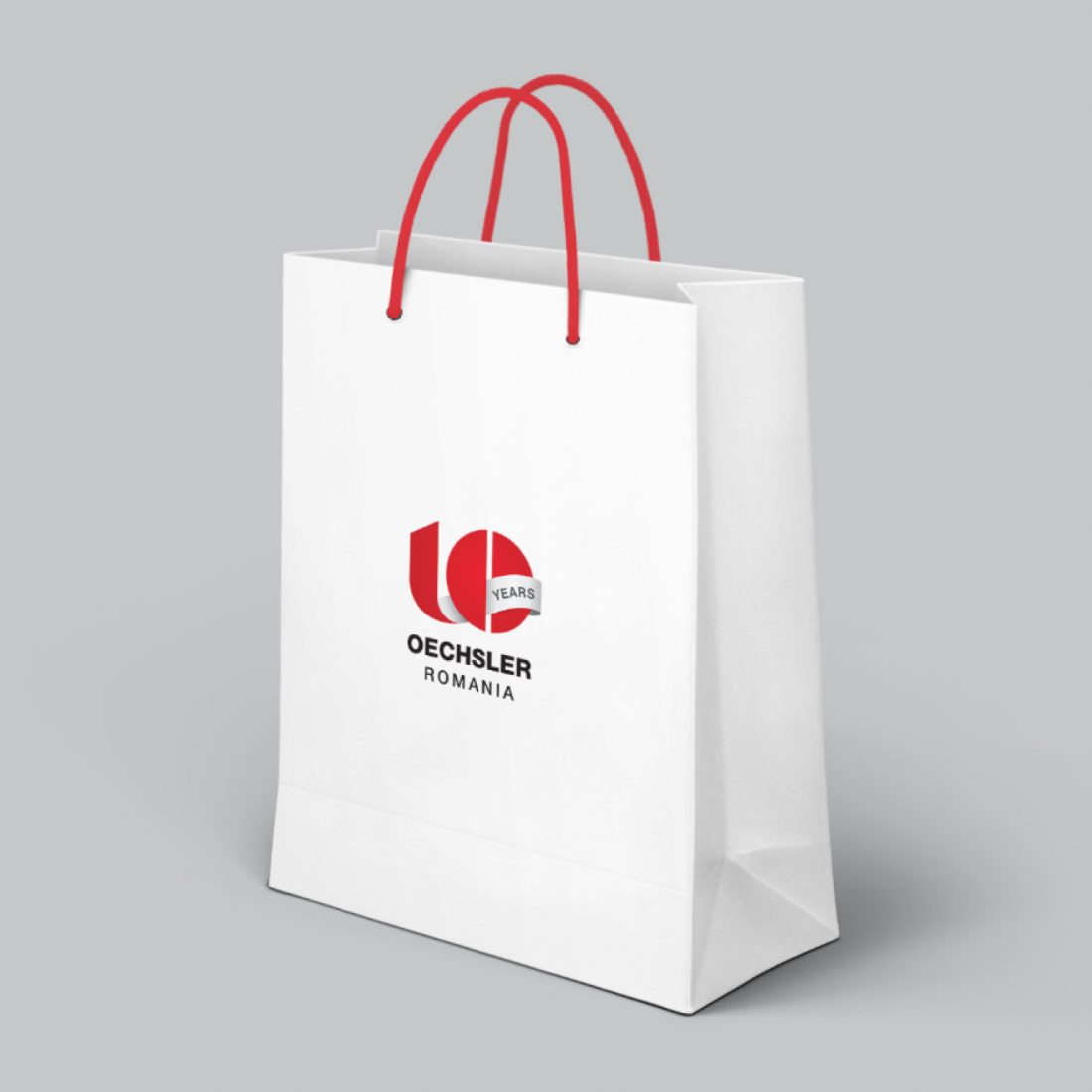 Oechsler-branded stationery and internal communication materials.