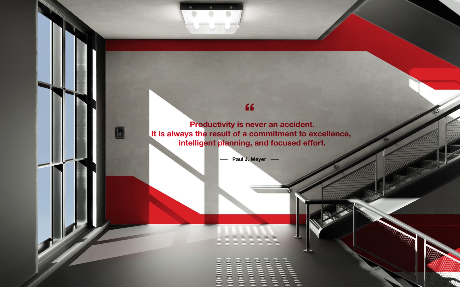 Corporate signage with Oechsler branding.