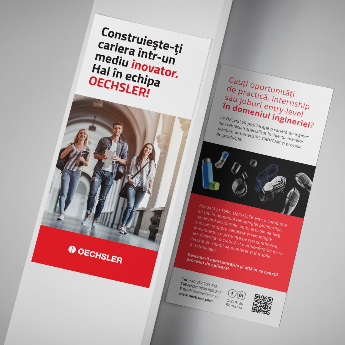 Oechsler marketing materials including brochures and reports.