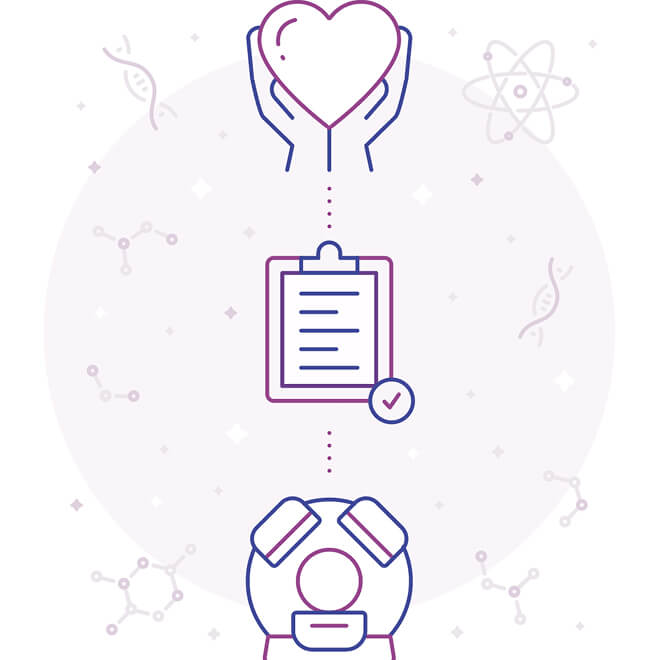 Illustrations for Gammamed diagnostic imaging clinic.