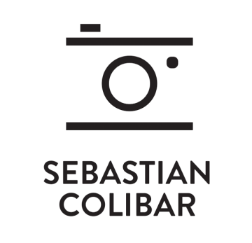 Logo design for Sebastian Colibar, awarded in LogoLounge 10 for clean and professional photography branding.