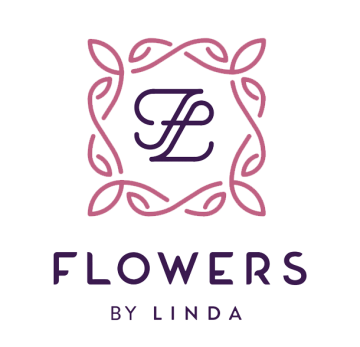 Logo design for Flowers by Linda, awarded in LogoLounge 10 for elegant and floral-inspired branding.