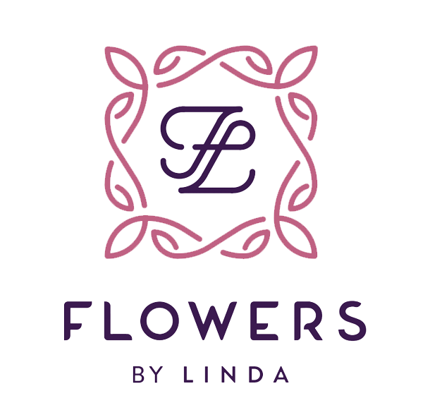 Logo design for Flowers by Linda, awarded in LogoLounge 10 for elegant and floral-inspired branding.