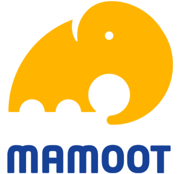 Logo design for Mamoot, awarded in LogoLounge 10 for a playful movers brand identity.