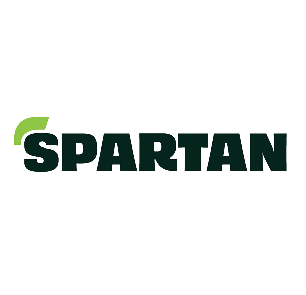 Logo design for Spartan, awarded in LogoLounge 15 for bold and modern brand identity.