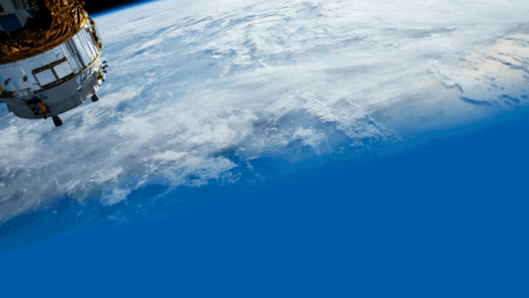 Animated showcase of ESPI rebranding with modern logo and digital identity for the European Space Policy Institute.