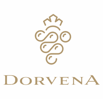 Logo design for Dorvena, awarded in LogoLounge 10 for an elegant winery brand identity.