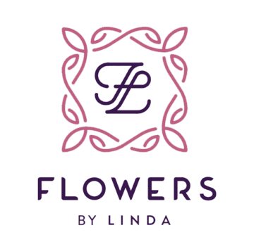 Logo design for Flowers by Linda, awarded in LogoLounge 10 for elegant and floral-inspired branding.