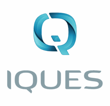 Logo design for iQues, awarded in LogoLounge 10 for its professional consultancy brand identity