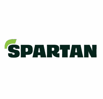 Logo design for Spartan, awarded in LogoLounge 15 for bold and modern brand identity.
